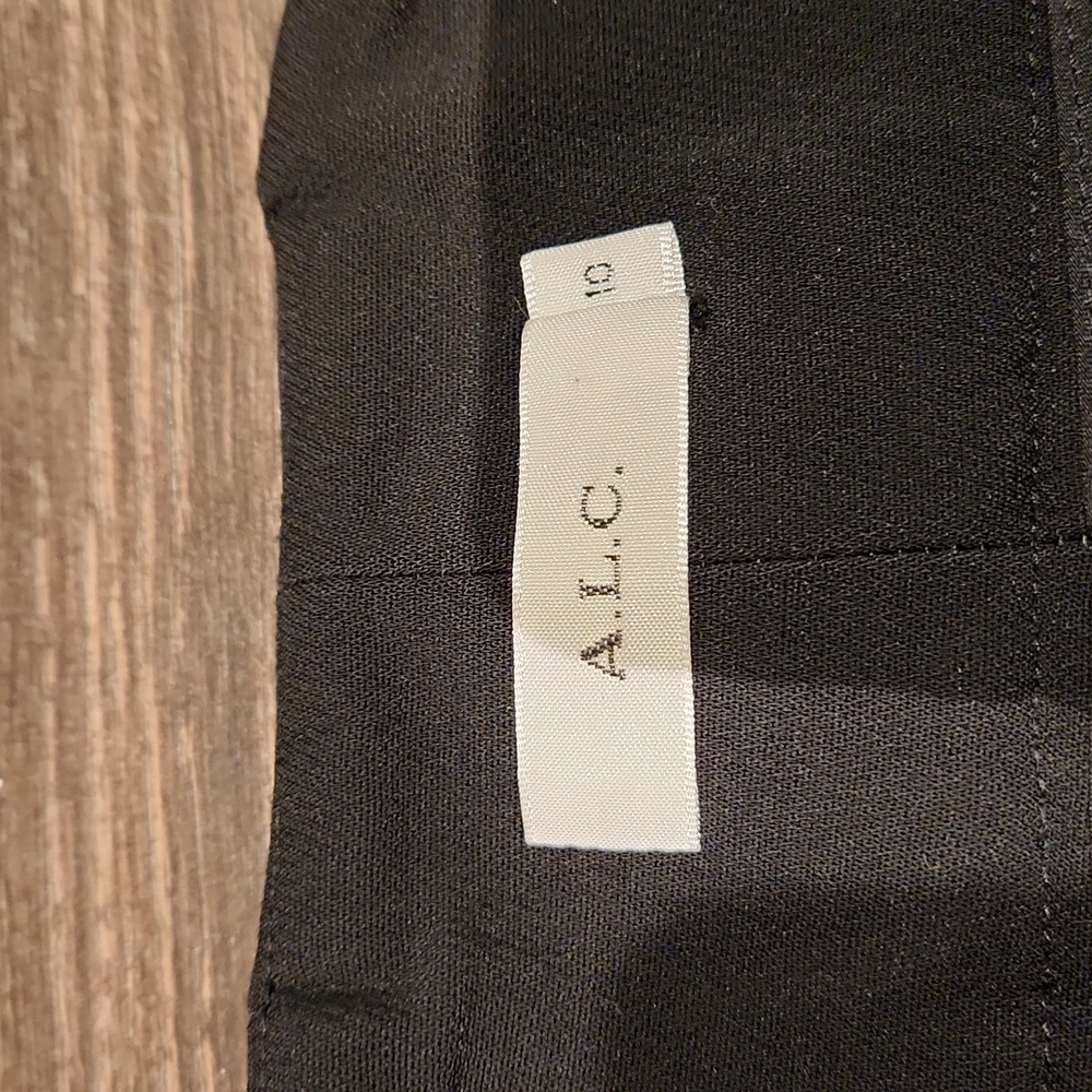 ❤️ A.L.C. ANGELO HIGH RISE TAILORED CROP BLACK PANTS / TROUSERS, 10 (30) - Picture 6 of 10